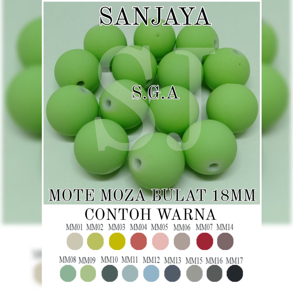 MOTE MOZA / MANIK BULAT / MANIK MOZA DOF / MANIK MOZA BULAT / MOTE MOZA BULAT 18MM