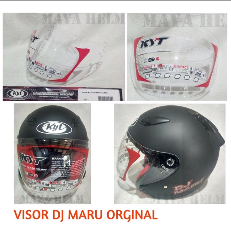 Kaca Helm KYT DJ Maru,INK Original