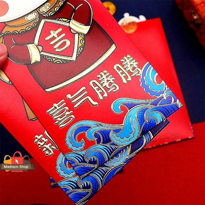 

HX013 Angpao Panjang 3D Raja Ratu Ampao Kerbau 2021 Ampau Panjang Gift