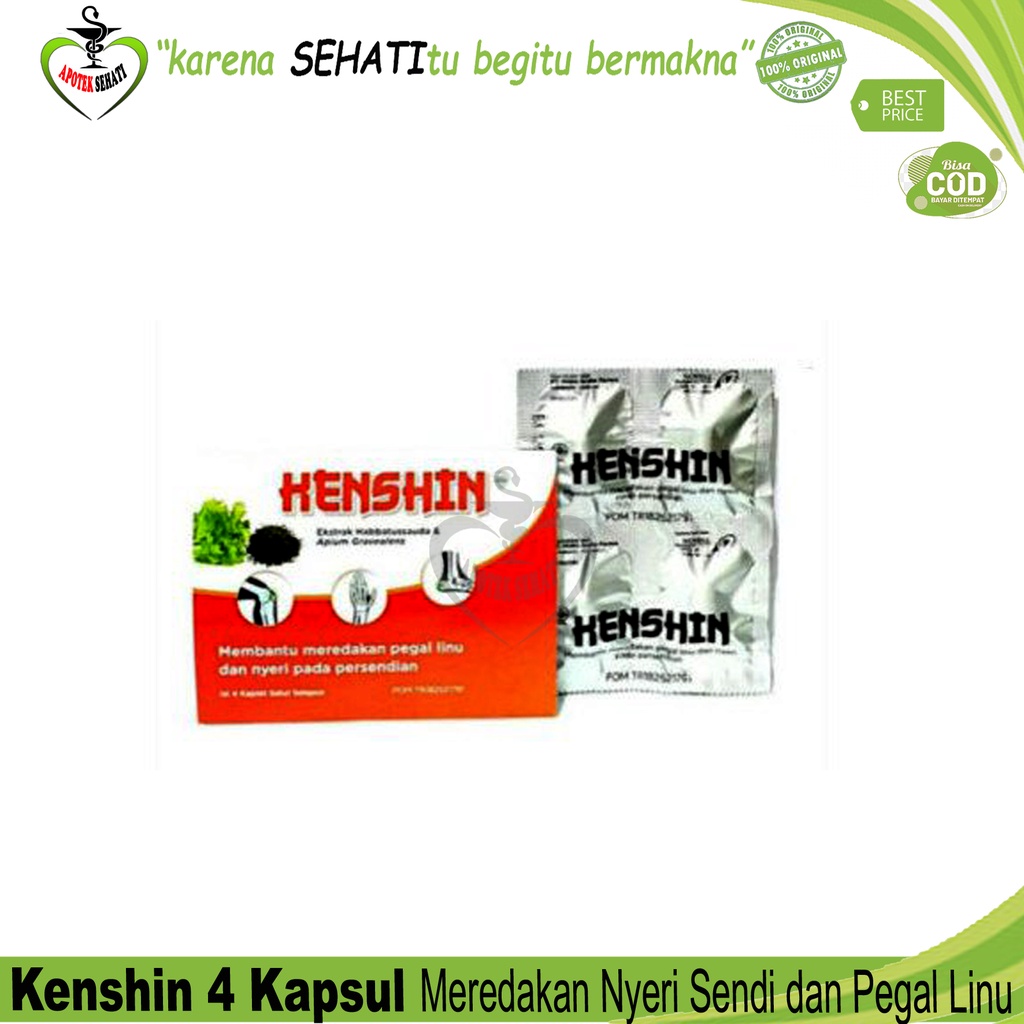 KENSHIN HERBAL ASAM URAT NYERI SENDI PEGAL LINU ENCOK