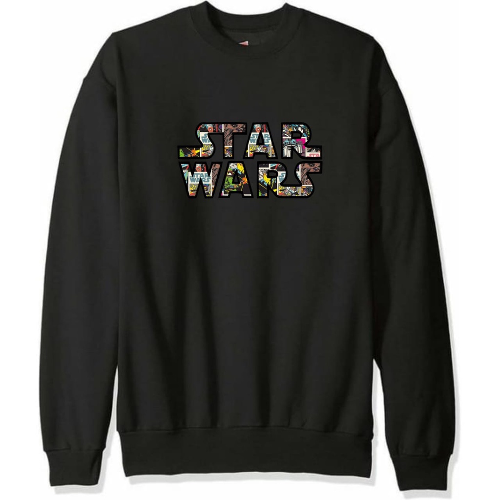 Premium Sweater Crewneck Black NY The Simpson Onepiece Marvel Starwars Dragonball Dll