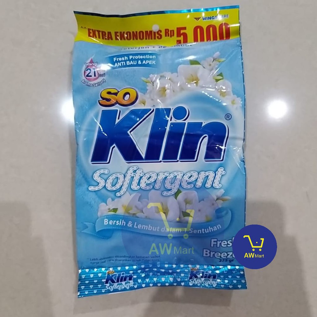 Deterjen Soklin Bubuk 245gr (DARI PABRIK LANGSUNG) Detergen