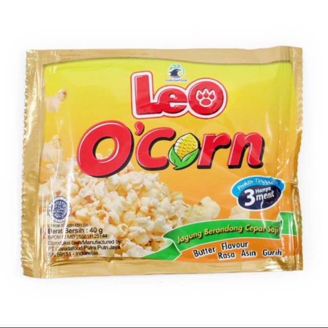 

Leo Ocorn Popcorn Instan Berondong Jagung