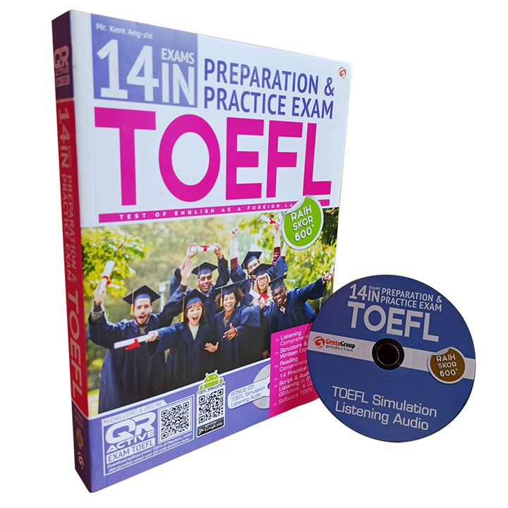 Jual BUKU TES TOEFL TOEIC 14 EXAMS IN PREPARATION PRACTICE EXAM TOEFL ...