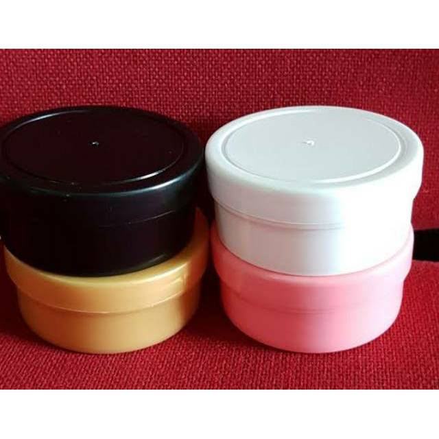 OO3 Pot Lulur 100gram | Jar 100gr Wadah Masker Cream Krim Crim Kosmetik Sabun Scrub Pink Merah Muda