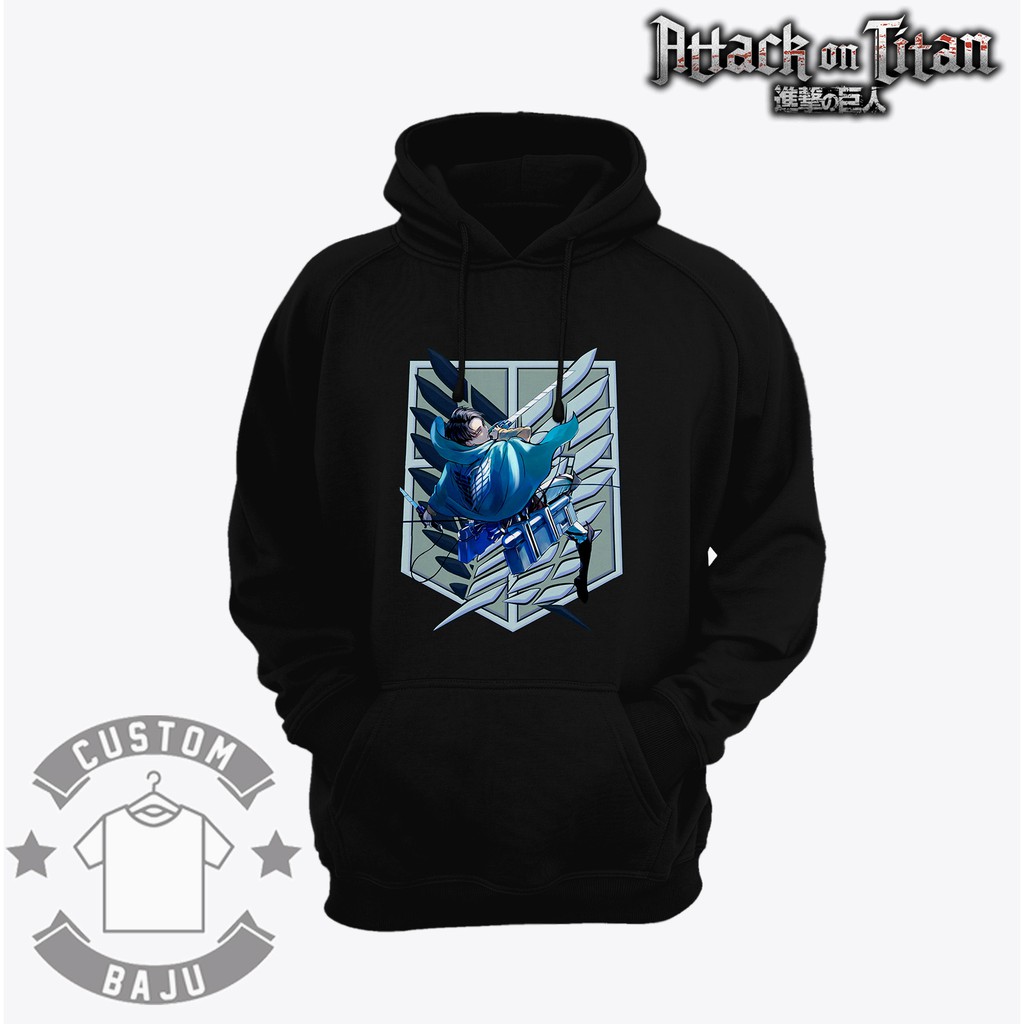 Sweater Hoodie Anime Attack On Titan Levi Ackerman