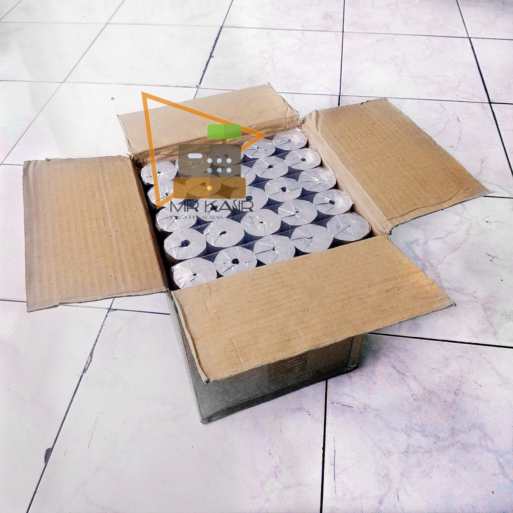 

Kertas thermal paper roll / Kertas Termal 58 x 48 1 Dus 100 ROLL terlaris