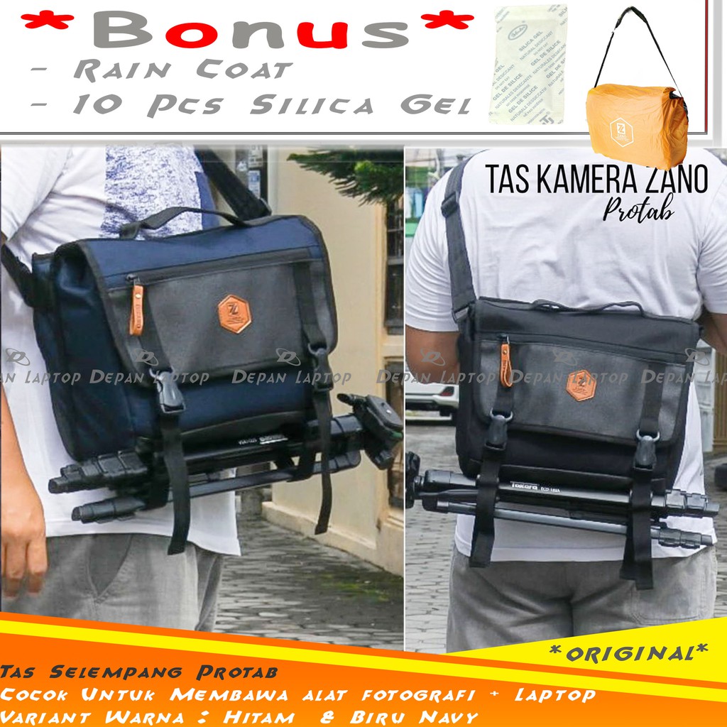 Tas Kamera Zano Protab Simple Bisa bawa tripod DSLR Mirrorless Keren untuk hunting Foto