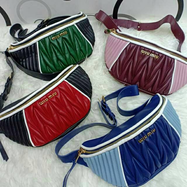MiuMiu Waitsbag  2tone Tas pinggang MiuMiu