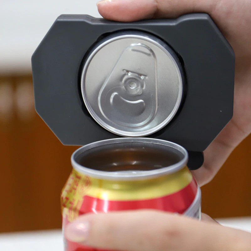 Pembuka Tutup Botol Minuman Kaleng Soda Topless Can Opener - CO33 - Black