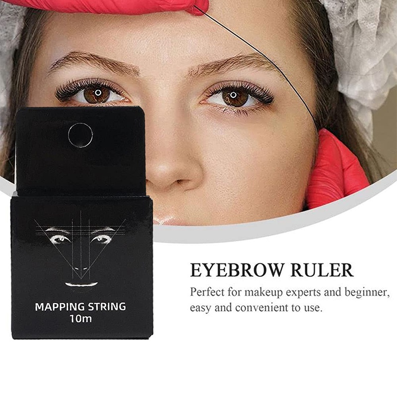 10m Mapping String Eyebrow / Penggaris Sulam Alis / Benang Pembentuk Pola Alis Sulam Alis