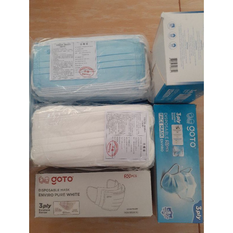 Masker Kesehatan 3ply Goto