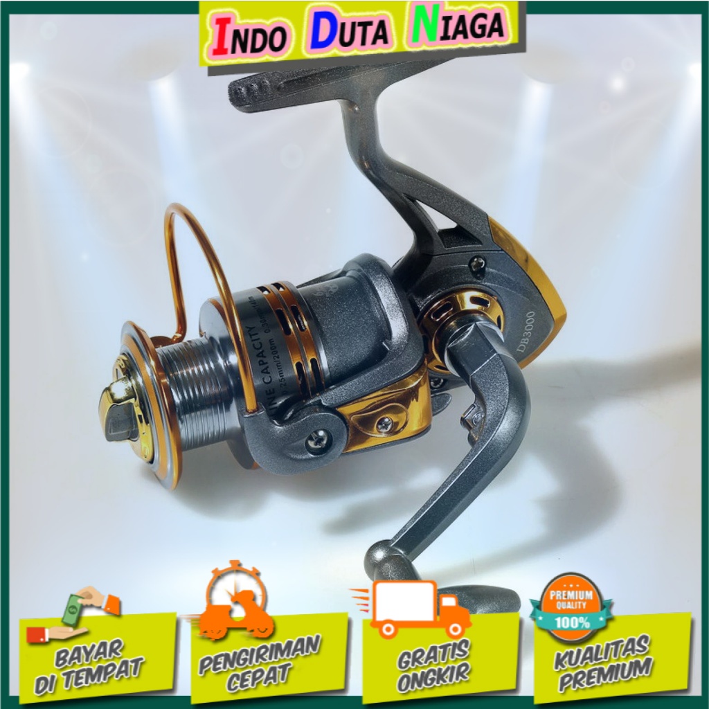 Debao Gulungan Pancing DB3000A Metal Fishing Reel 10 Ball Bearing