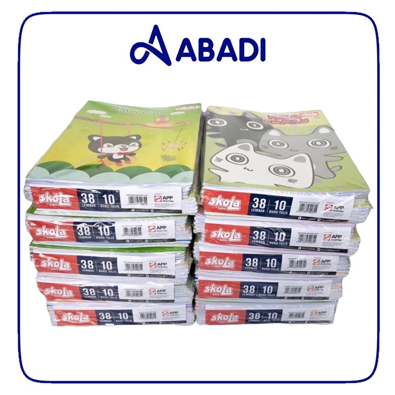 

Buku Tulis SKOLA 38 & 58 Tulis by SIDU | Grosir 1pak = 10pcs