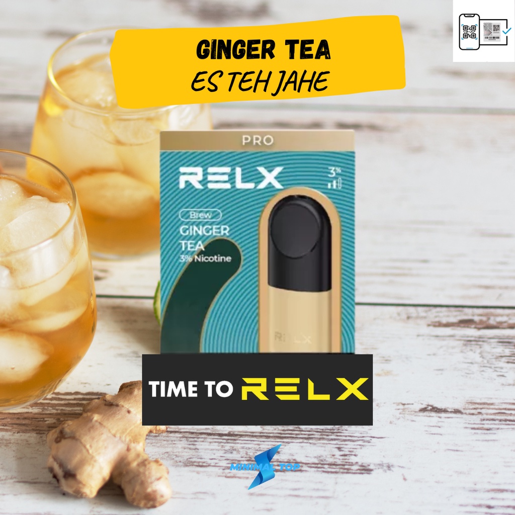 Relx Infinity Essential Pod Pro - Ginger Tea / Es Teh Jahe Original