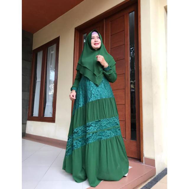 Gamis syar'i/Gamis Fashion/Gamis Grosir Tanah Abang/Gamis Ceruty Babydoll original/Gamis Terbaru