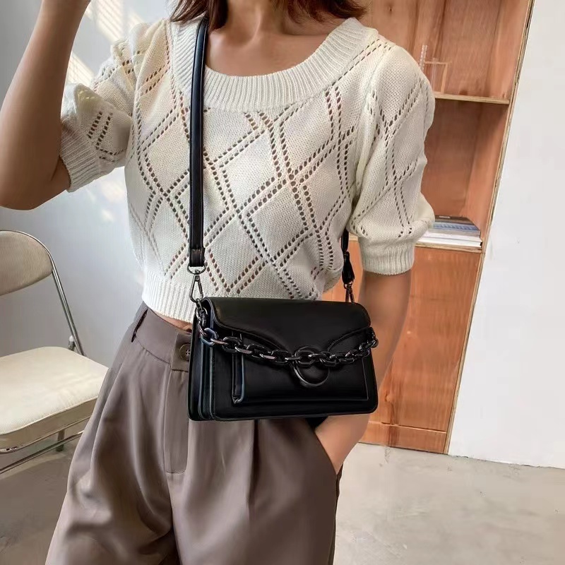 Premium ladies suspender bag kontemporer Pu Korea fashion strap - cross-body bag murah impor tas bahu