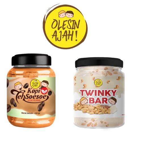 

Promo OlesinAjah Selai Kopi Teh Soesoe 200Gr + Twinky Bar 200Gr