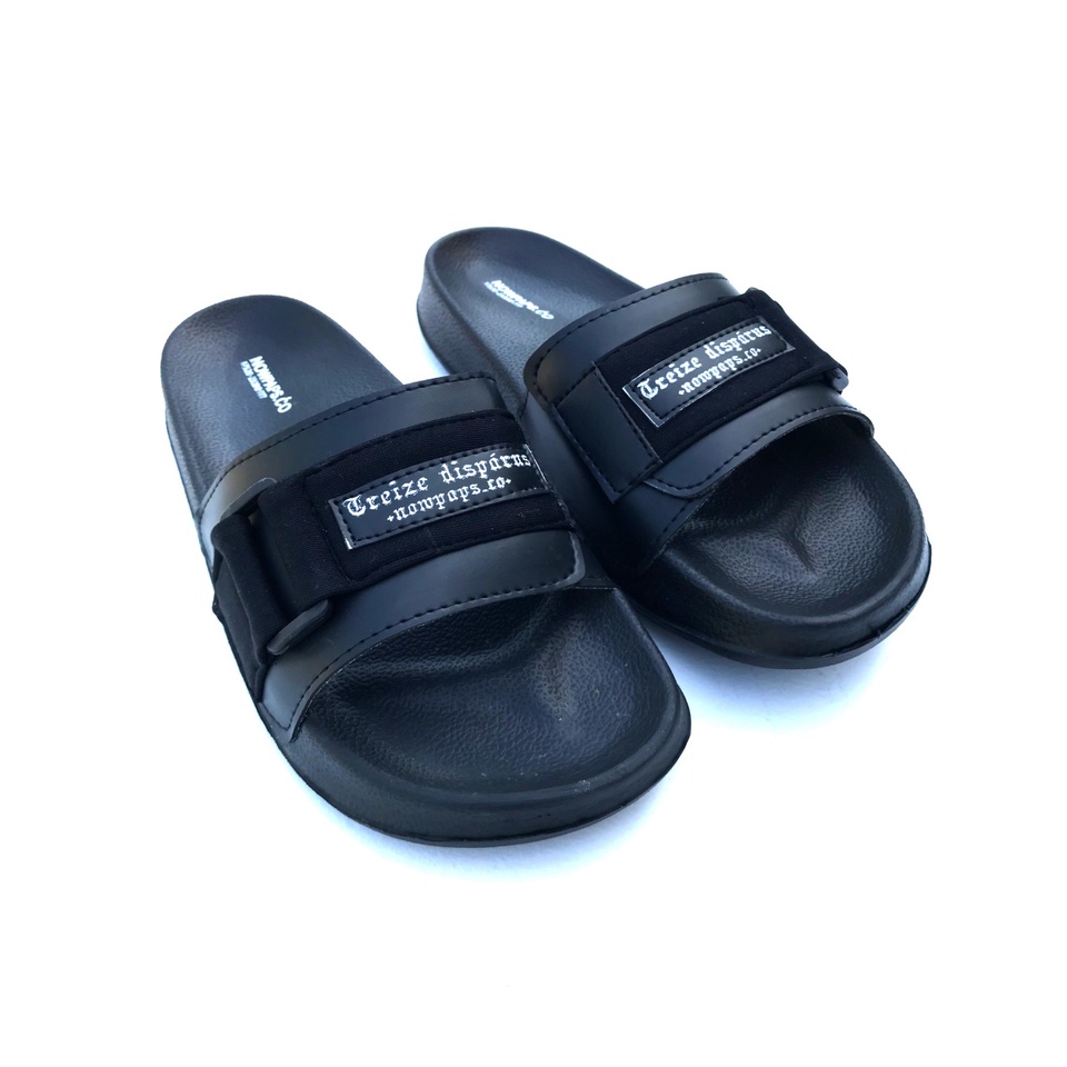 NOWPAPS.CO- SENDAL SLIDE BLACK SLIP ON. SELOP BLACK NOWPAPS GOOD MATERIAL SENDAL SANTAI MEN/WOMEN.SENDAL SANTAI.SELOP KARET