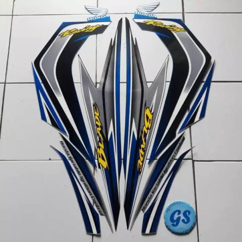 striping Blade 110 new 2013 striping lis stiker standar Ori Honda Blade 110 2012 stiker Ori Blade 20