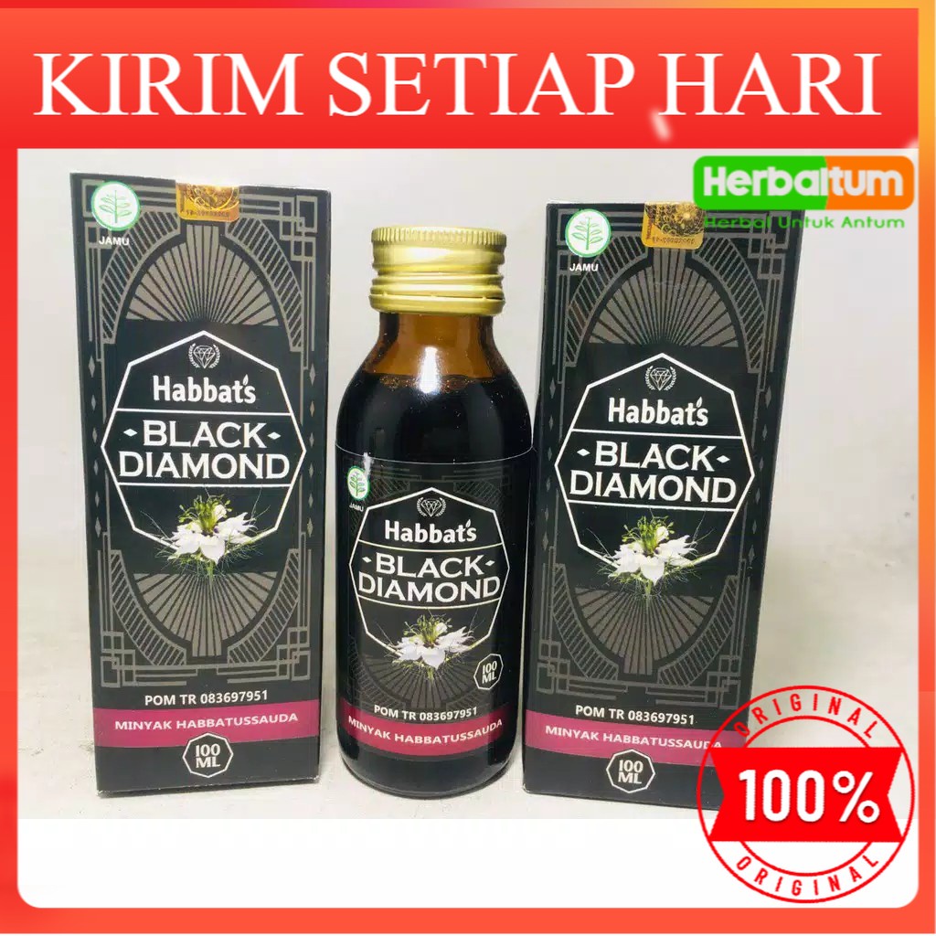 Habatussaudah Oil / Habbat's Blackseed Cair Black Diamond 100 ML