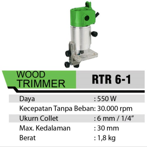 RYU ROUTER RRT 12-1 Mesin profil kayu 6 mm 12 mm / ukir MESIN PROFILE MESIN LOTER KAYU MESIN ROUTER MESIN PROFIL KAYU MURAH