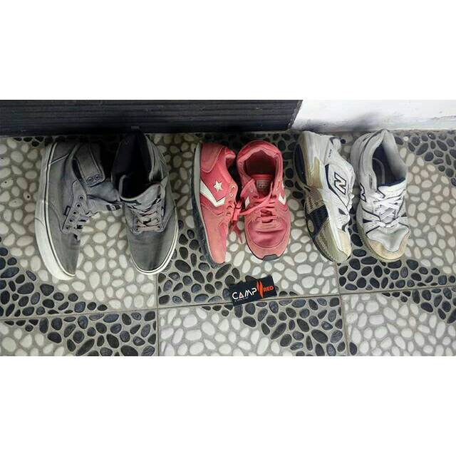 Borongan sepatu vans, Converse, new balance