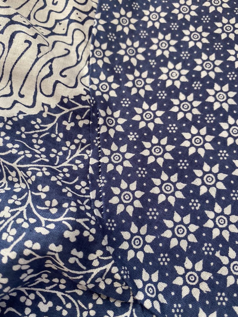 Tey-17 Batik Wanita Asj Sa Hrb026 Kenongo Kemeja Tosca Pendek