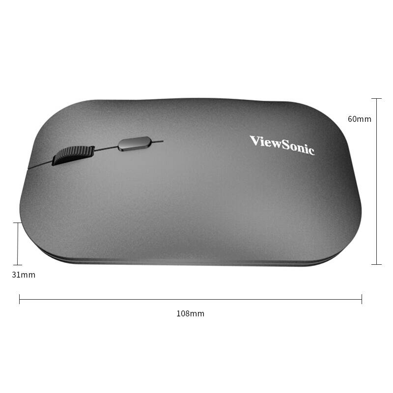 [KUKE] ViewSonic MW280 Mouse Wireless Silent Click / Mouse Wireless Rechargeable-2