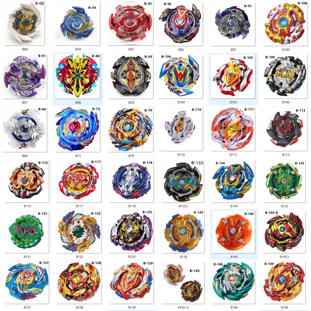 Beyblade 75 Type Gangsing Besi Beblet Metal Beblade Bebled Beybled Gyro B00-B135 Gyroscope Battle