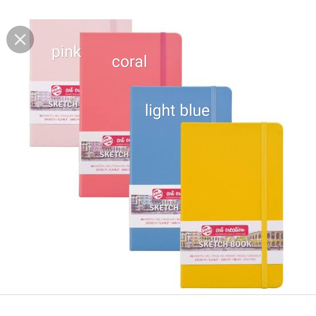 

talens art creation hardback scetchbook 140 gsm 12x12 cm