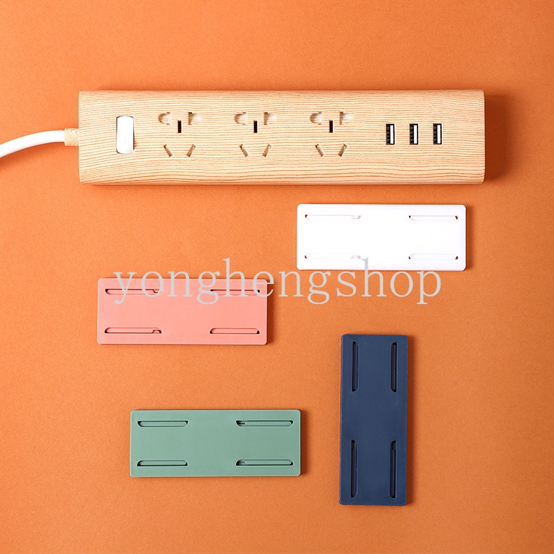 Holder Power Strip Dengan Perekat Untuk Dinding