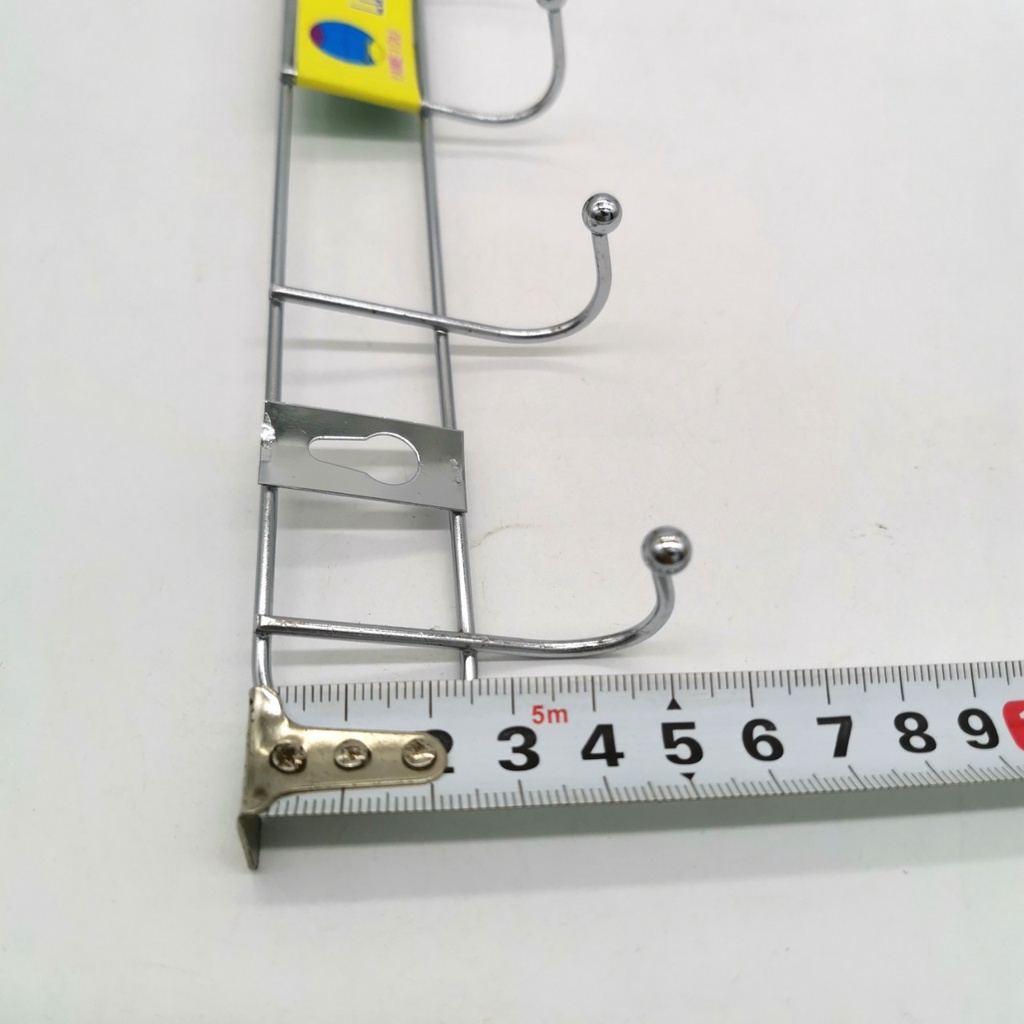 Kapstok Stainless Jemuran Gantungan Dinding Pintu  Cantolan 8 Hook Capstock Hanger Gantungan Baju Handuk