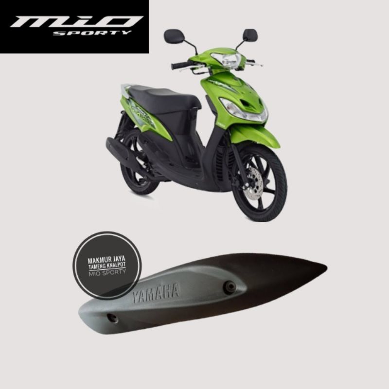 Cover Knalpot Yamaha Mio Sporty Tutup Tameng knalpot Standar Universal