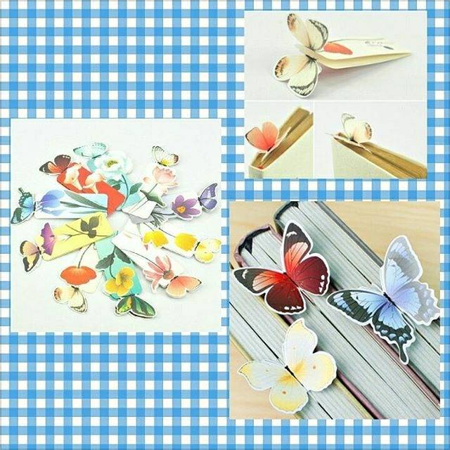 

Pembatas buku kupu-kupu