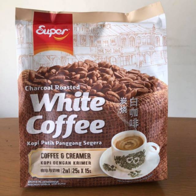 

SUPER WHITE COFFEE 2IN1/SUPER ROASTED WHITE COFFEE AND CREAMER- kkp2166