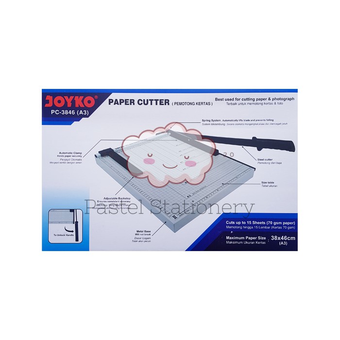 

Paper Cutter A3 Joyko PC-3846 - Alat Potong Pemotong Kertas