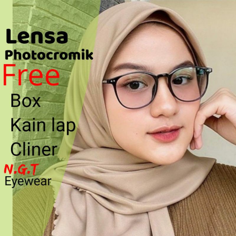 FREE Lensa Photocromic kacamata 2108