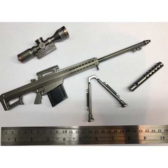 BEST SELLER MINIATUR PISTOL SNIPER STEEL HAPPY SHOPING