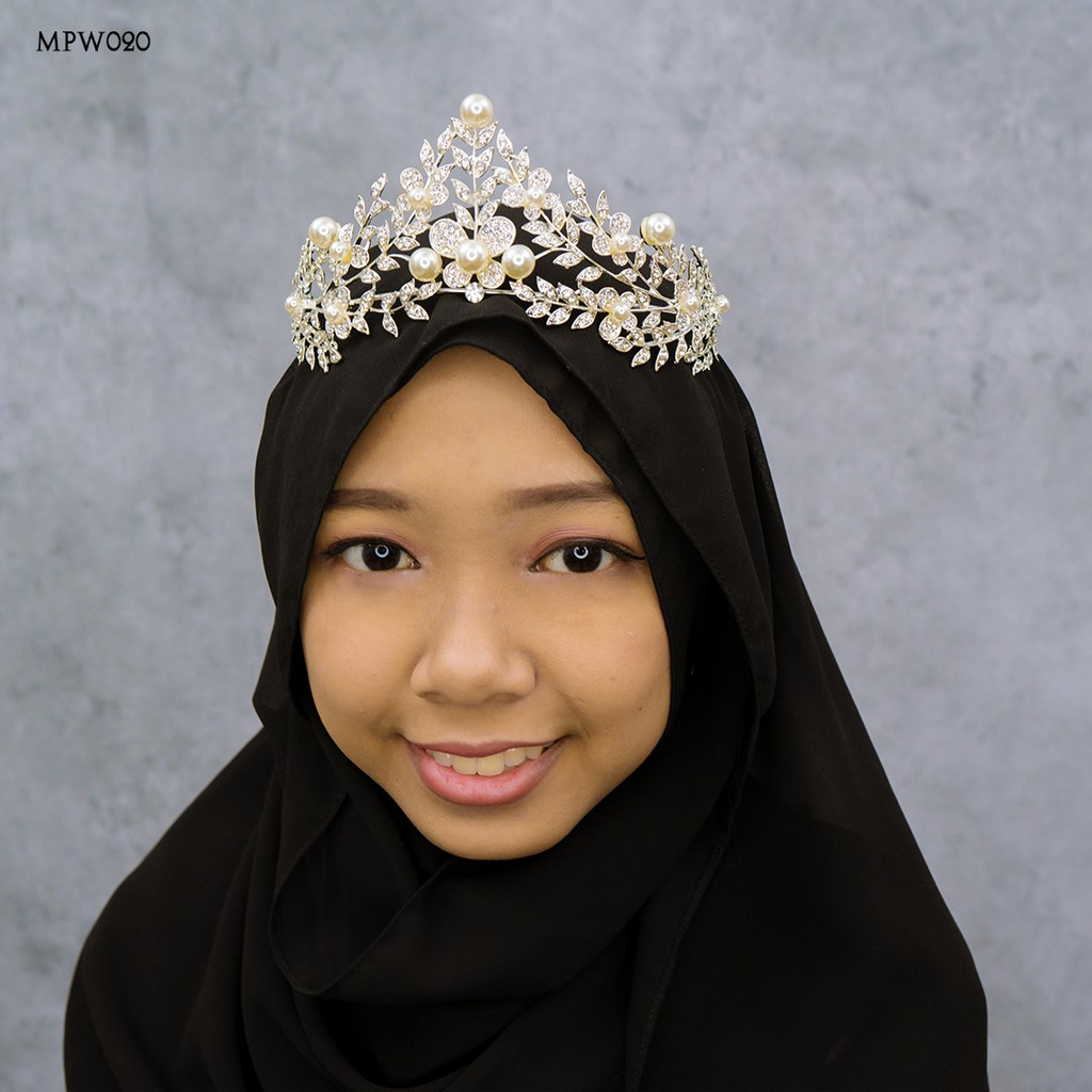 [READY STOK] CROWN WEDDING PERNIKAHAN ASESORIS PENGANTIN TIARA MPW020