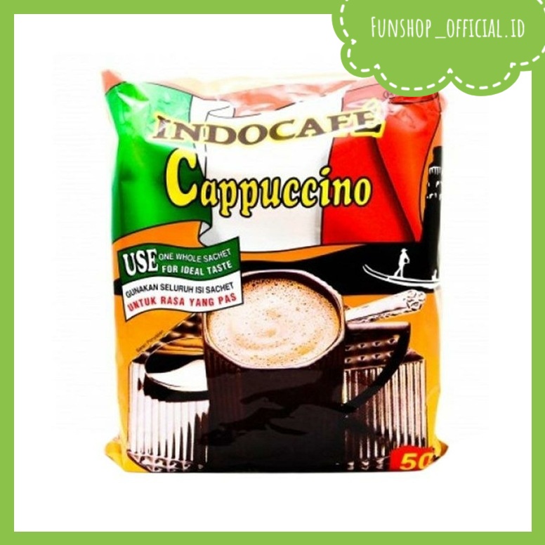 

INDOCAFFE CAPPUCINO BAG 15X25GR