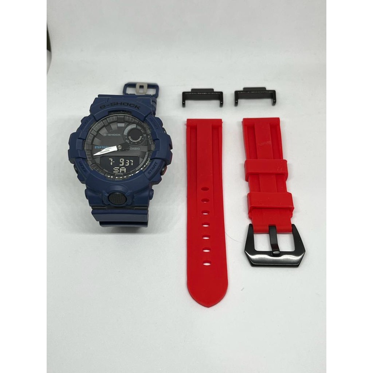 Strap silikon PN universal G-SHOCK Casio Nilon Kanvas Strap GD110/110/120 GA110/100 DW5600 DW6900 GA400 dengan Konektor Adaptor stainless