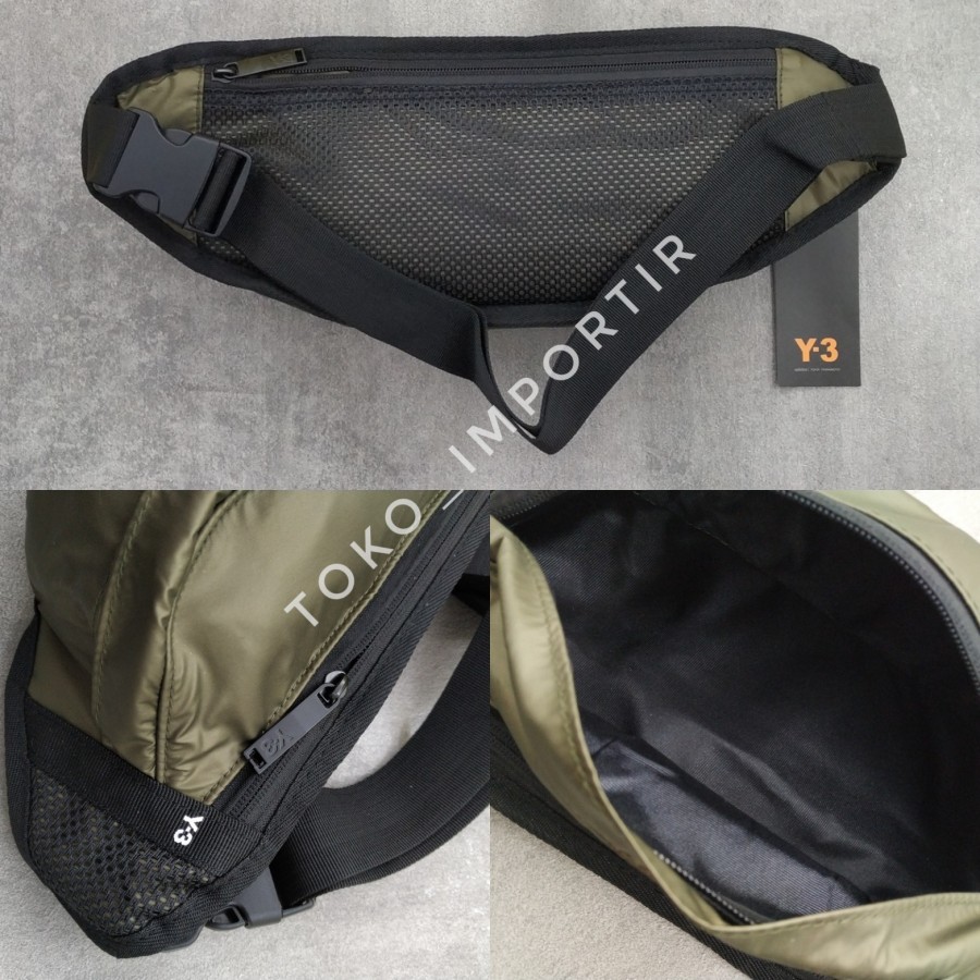 Waistbag Y3 waterproof tas pinggang pria import mirror