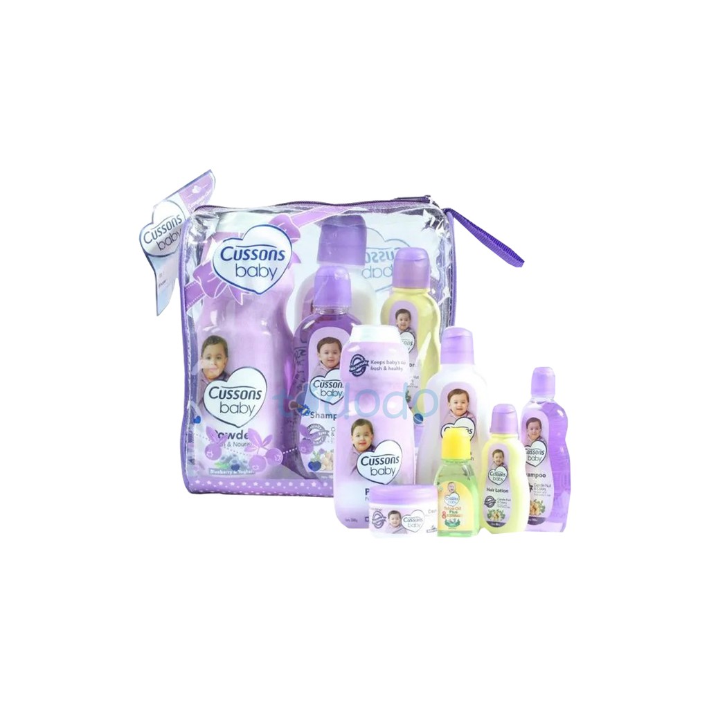 Cussons Baby Pack Purple Bag / Paket Perawatan Bayi