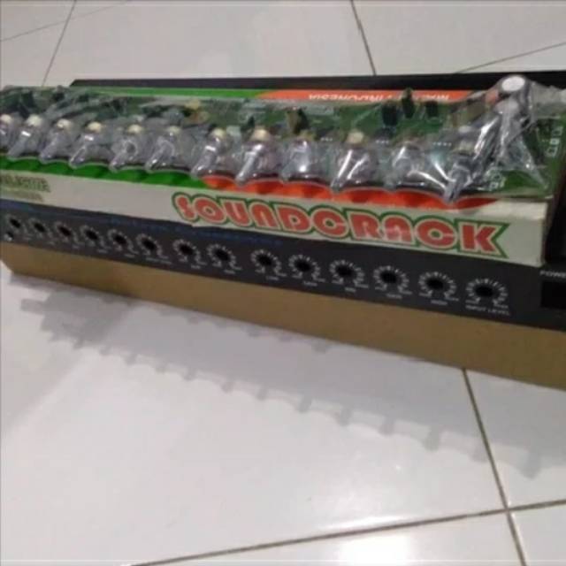 Kit Dan Box Soundcrack Profesional Active Crossover 4 Way type 369