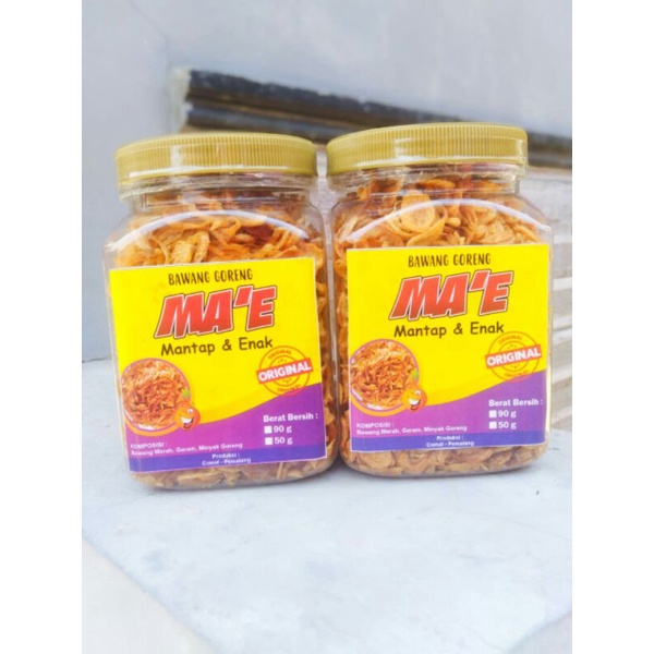 

BAWANG GORENG MA'E Non MSG