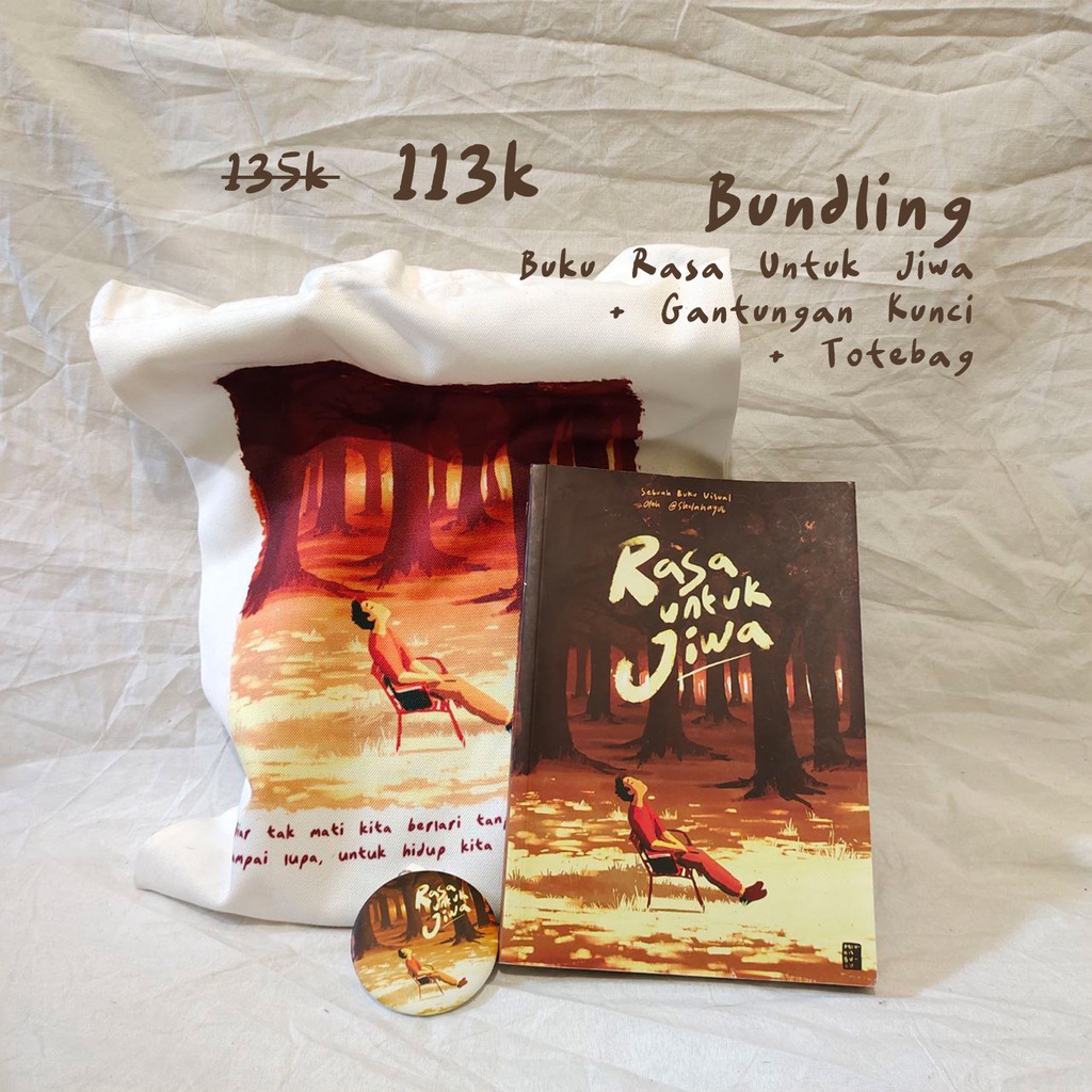 Paket Buku Rasa Untuk jiwa dan Totebag
