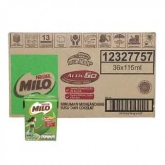 

BISA BAYAR DITEMPAT Milo UHT Activ-Go Cokelat 115ml 1 dus isi 36pcs