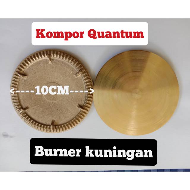 BURNER KUNINGAN KOMPOR GAS QUANTUM 10CM TUNGKU API