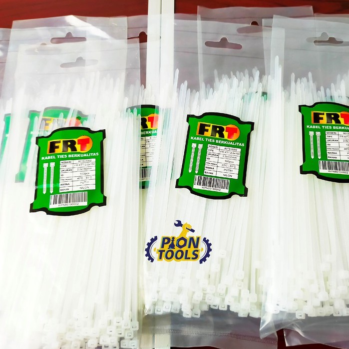 

FRT Cable ties Putih 2.5x150 15cm Kabel ties Kabel Nylon